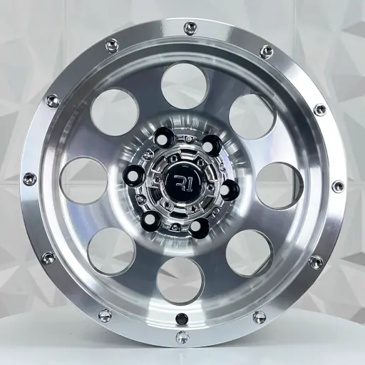 [164601] RIN 16X8 6-114.3 R1 SPORT QC812 BLACK MACHINE FACE MACHINE LIP ET-10 CB83